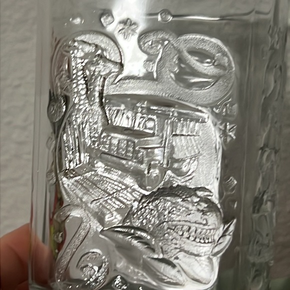 2 DisneyWorld Collectible Glasses 2000 Mickey Mouse Animal Kingdom Magic Kingdom - Picture 10 of 13